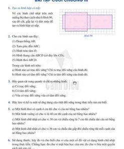 Giải SGK Toán lớp 6 Cánh diều Bài tập cuối Chương III (trang 117-118)