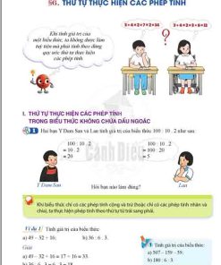 Giải SGK Toán lớp 6 Cánh diều Chương 1 Bài 6: Thứ tự thực hiện các phép tính (trang 26-259)