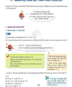 Giải SGK Toán lớp 6 Cánh diều Chương 1 Bài 7: Quan hệ chia hết - Tính chất chia hết (trang 30-34)
