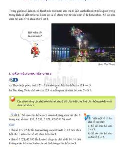 Giải SGK Toán lớp 6 Cánh diều Chương 1 Bài 9: Dấu hiệu chia hết cho 3 cho 9 (trang 38-40)
