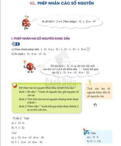 Giải SGK Toán lớp 6 Cánh diều Chương II Bài 5: Phép nhân các số nguyên (trang 80-83)