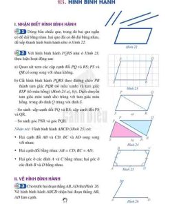 Giải SGK Toán lớp 6 Cánh diều Chương III Bài 3 Hình bình hành (trang 102-104)