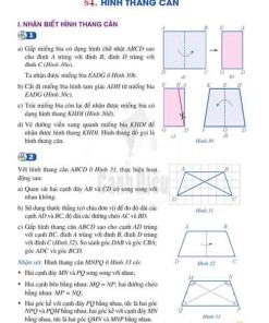Giải SGK Toán lớp 6 Cánh diều Chương III Bài 4 Hình thang cân (trang 105-107)