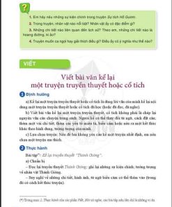 Soạn Ngữ văn 6 Cánh diều tập 1 Bài 1: Viết bài văn kể lại một truyện truyền thuyết hoặc cổ tích (trang 28-30)