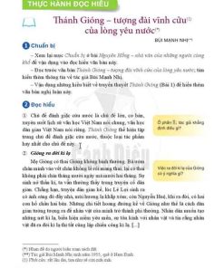 Soạn Ngữ văn 6 Cánh diều tập 1 Bài 4: Thực hành đọc hiểu Thánh Gióng – tượng đài vĩnh cửu của lòng yêu nước (trang 80-82)