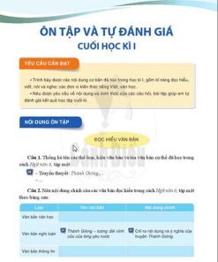 Soạn Ngữ văn 6 Cánh diều tập 1 Ôn tập và tự đánh giá cuối Học kì I (trang 107-111)