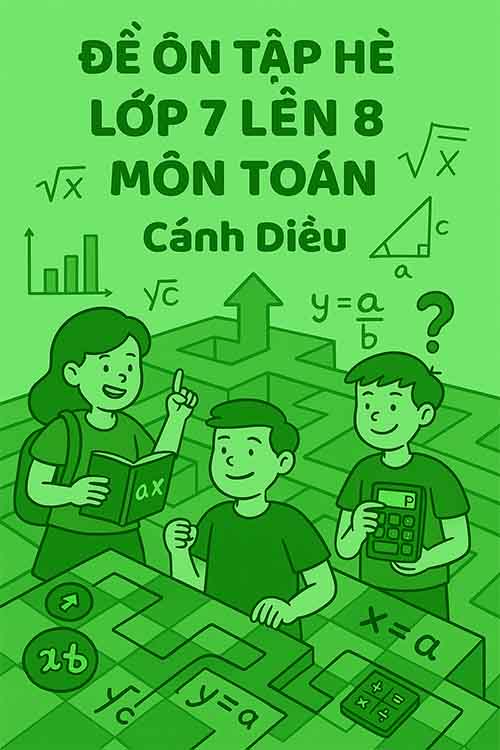 đề Ôn tập hè lớp 7 lên 8 môn Toán dựa theo Cánh Diều