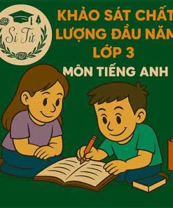 Đề khảo sát chất lượng đầu năm lớp 3 môn Tiếng Anh