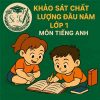 Đề thi Khảo sát chất lượng đầu năm lớp 1 môn Tiếng Anh hệ STEM