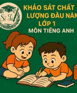 Đề thi Khảo sát chất lượng đầu năm lớp 1 môn Tiếng Anh hệ STEM