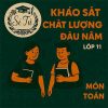 Đề thi khảo sát chất lượng đầu năm lớp 11 môn Toán Cánh diều