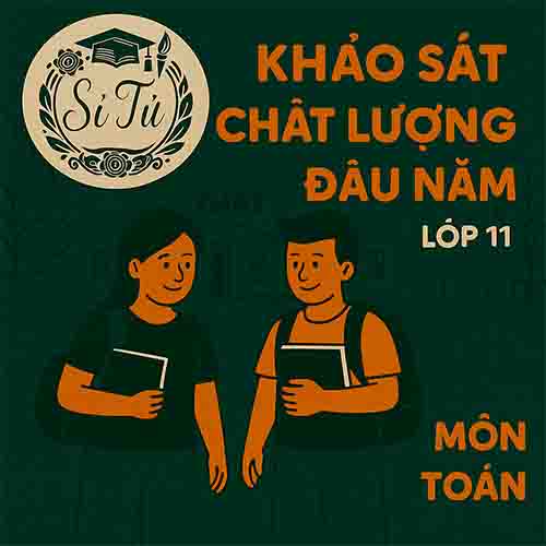 Đề thi khảo sát chất lượng đầu năm lớp 11 môn Toán Cánh diều