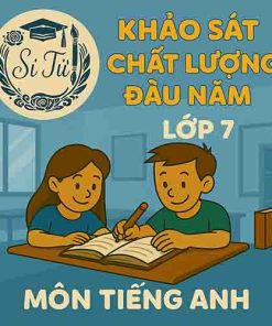 Đề thi khảo sát chất lượng đầu năm lớp 7 môn Tiếng Anh Explore English