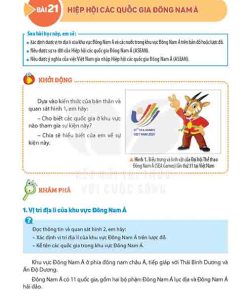 Giải SGK Lịch sử và Địa lí lớp 5 Kết nối tri thức Bài 21 Hiệp hội các quốc gia Đông Nam Á (trang 90-92)