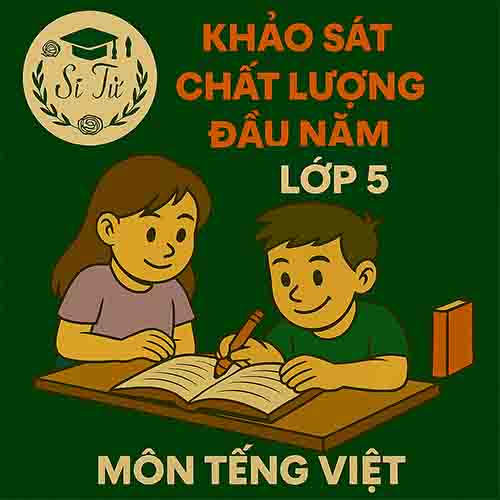 đề thi khảo sát chất lượng đầu năm lớp 5 môn Tiếng Việt Kết nối tri thức