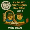 đề thi khảo sát chất lượng đầu năm lớp 6 môn Toán Cánh diều