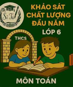 đề thi khảo sát chất lượng đầu năm lớp 6 môn Toán Cánh diều