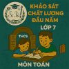 đề thi khảo sát chất lượng đầu năm lớp 7 môn Toán Cánh diều