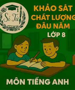 đề thi khảo sát chất lượng đầu năm lớp 8 môn Tiếng Anh Explore English