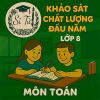 đề thi khảo sát chất lượng đầu năm lớp 8 môn Toán Cánh diều