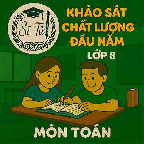 đề thi khảo sát chất lượng đầu năm lớp 8 môn Toán Cánh diều