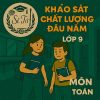 đề thi khảo sát chất lượng đầu năm lớp 9 môn Toán Cánh diều
